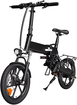 Amazon | 電動自転車 電動アシスト自転車 16インチ 折りたたみ式